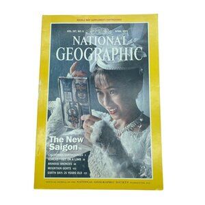 5/$10 National Geographic Magazine The New Saigon April 1995